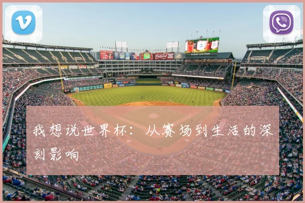 我想说世界杯:从赛场到生活的深刻影响